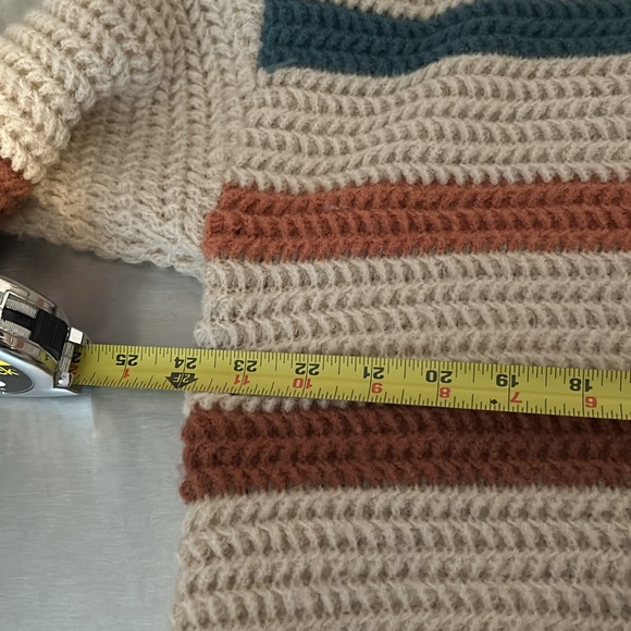 Altard state oversized round neck striped sweater size M/L - Picture 6 of 7